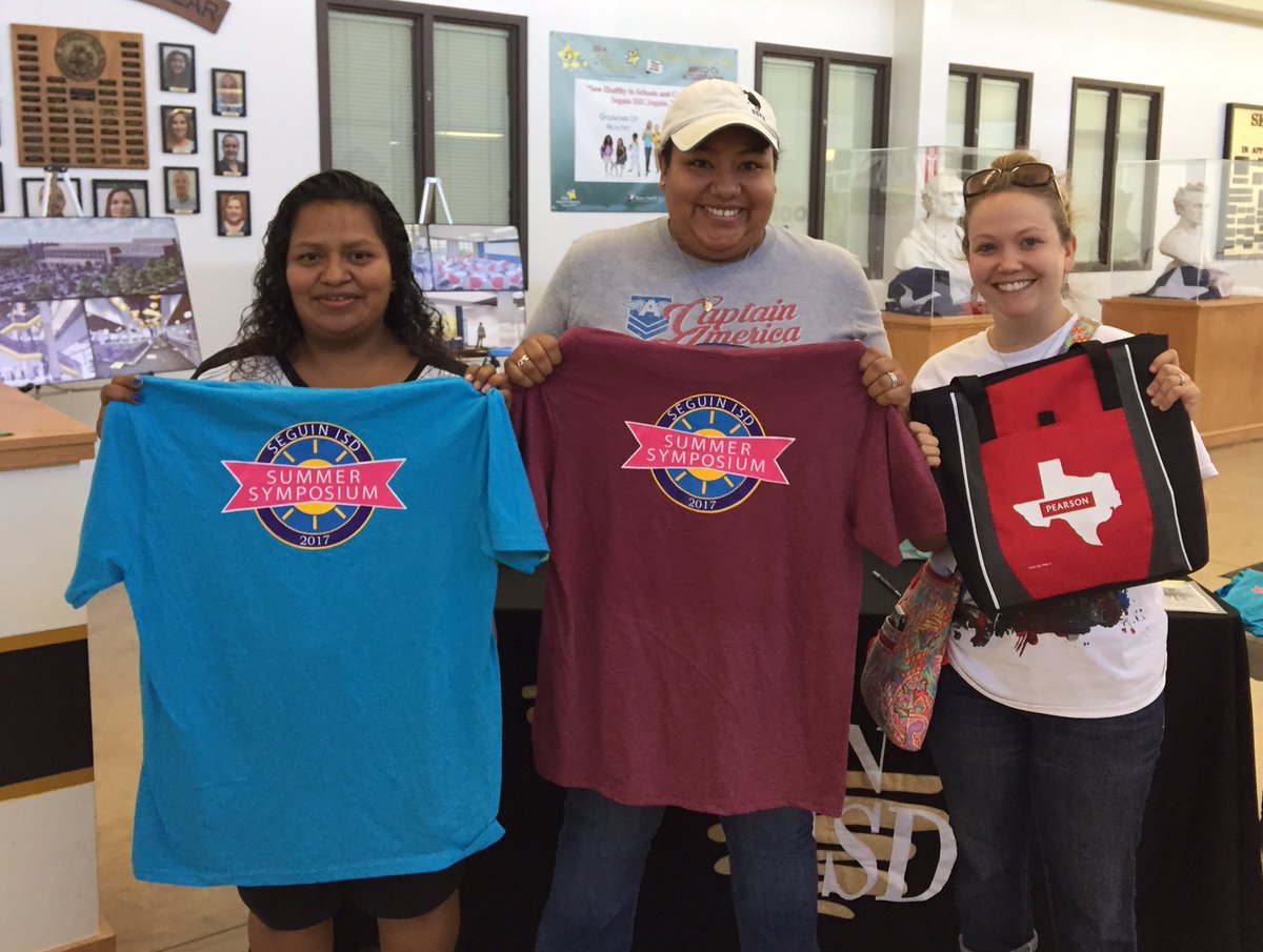 AlPape155's tweet photo. Day 4 AM Door Prize winners! Lindsey Brady, Cynthia Alonso, Laura Martinez #SISDSummerSym https://t.co/kqf7bj4cZL
