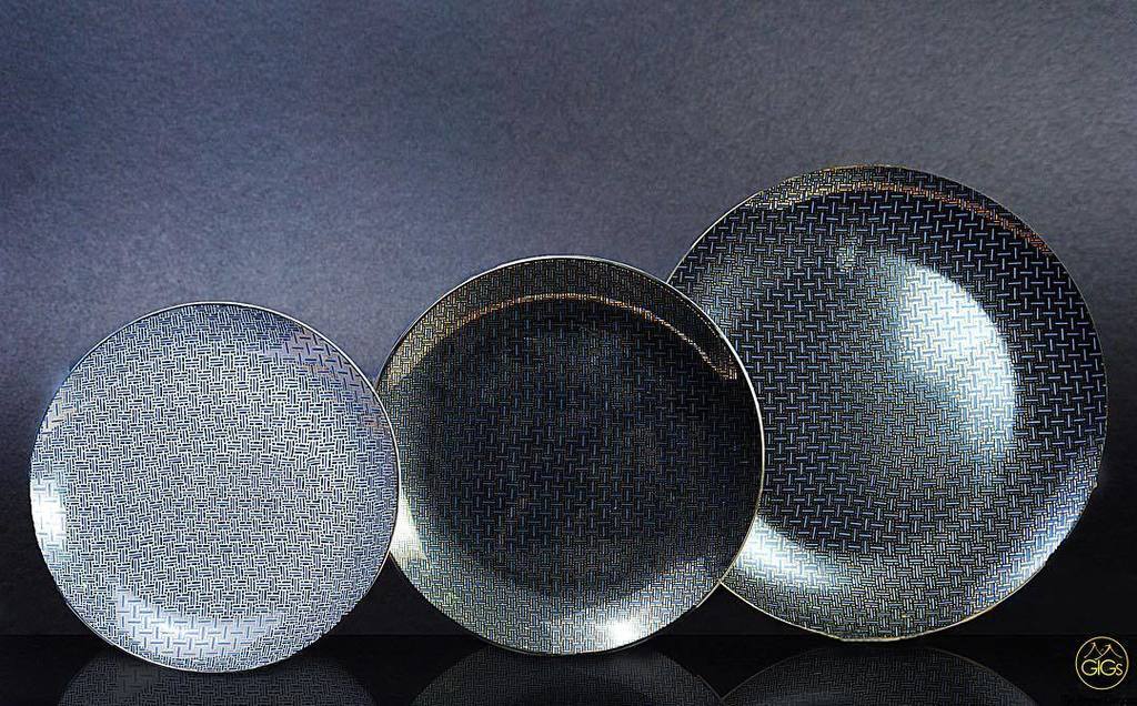 gigshire's tweet photo. Meet our custom made 8" Topaz Dessert Plate, 9" Carnelain dessert Plate and our amazing 10" Black Onyx Dinner plat… https://t.co/NPJ3p0nFrL https://t.co/ACtiuvxGFT