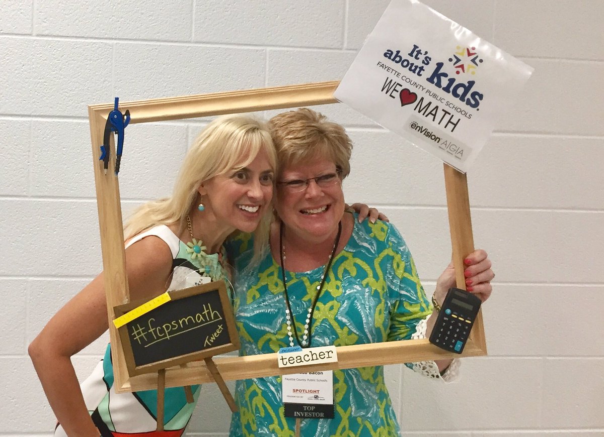 nfeese's tweet image. It's a good day when @MMelissaBacon hangs out with us at our professional learning! @debbiewwaggoner @ItsAboutKidsFC #BJN #fcpsmath