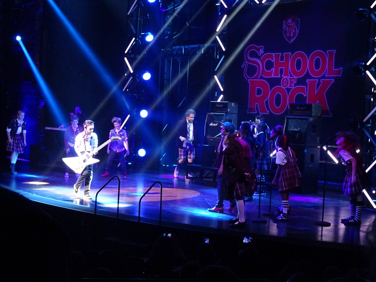 footycaz's tweet photo. @SchoolOfRockUK thanks for such a brilliant show last night. Highly recommend it! #stickittotheman https://t.co/28JmlHKqBd
