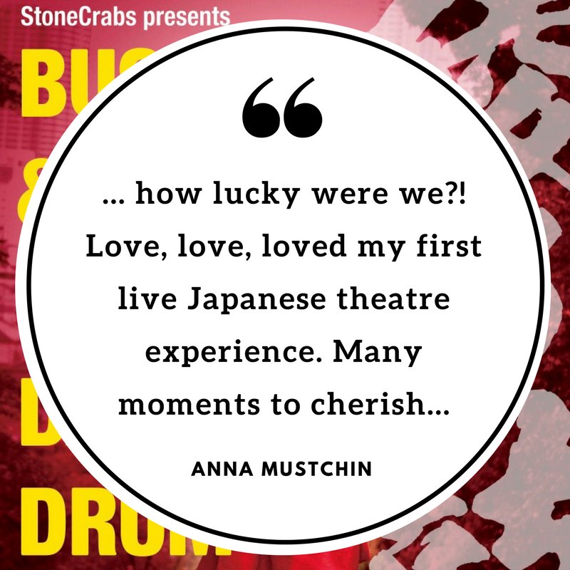 IWtheatre's tweet photo. #1linereview - 'Busu' &amp; 'The Damask Drum' @StoneCrabsTC @BusuTheatre @quayarts #IWtheatre https://t.co/zxd7wwXRON