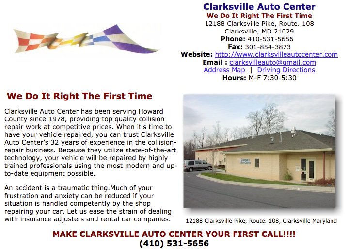 carrollcounty's tweet photo. Clarksville Auto Center - We Do It Right The First Time - https://t.co/Phmf5AGAhs https://t.co/2MMnwoYIBU