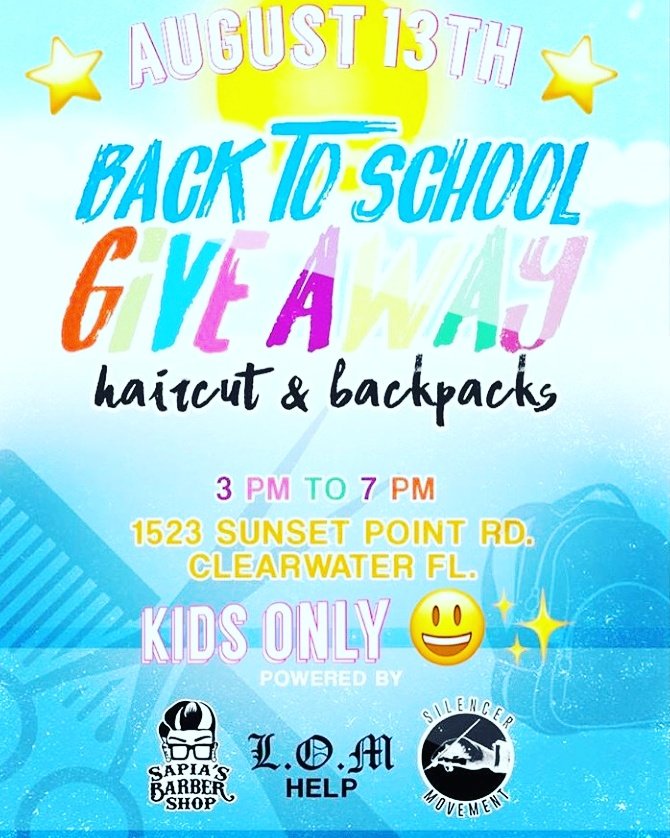 hollowdadon's tweet photo. #LOMHelp is turnin up for the kids in Tampa. If you want to donate paypal Hollowdadonlom@gmail.com or dm if you want to send school supplies https://t.co/n2IgurnLri