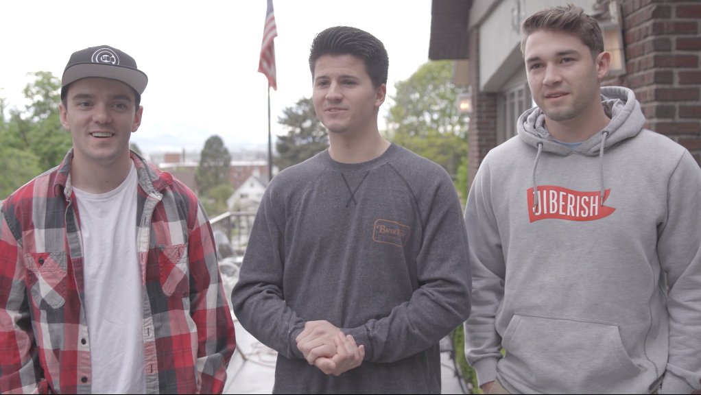 WeAreTotality's tweet photo. Members of @SigmaChi fraternity answer,"What is #totality?" in our #eclipse film &amp; discuss parents renting out their rooms. Thanks guys! https://t.co/QsOvRJE5UI