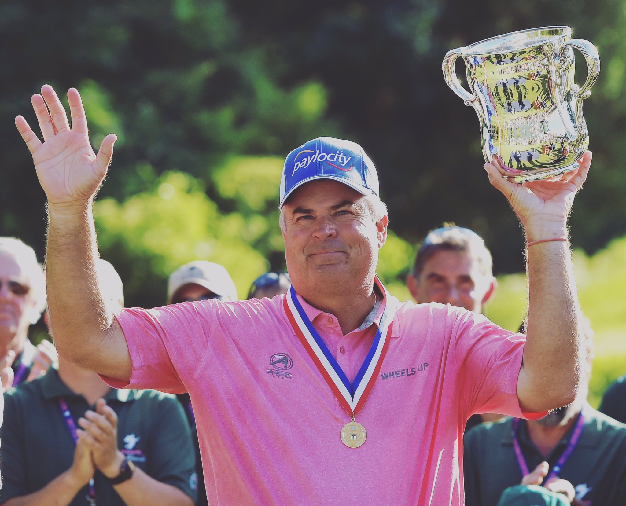 Any birthdays today?  Oh look, Kenny Perry has his hand up!  Happy Birthday Kenny! 