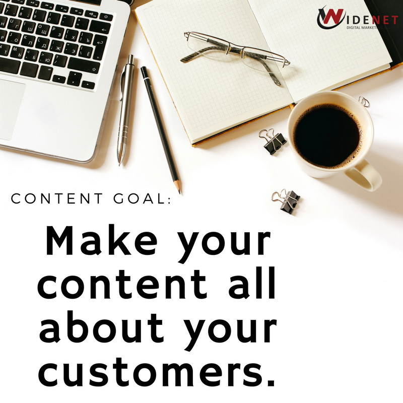widenet's tweet photo. An important tip to remember when writing content: Content is not about you, it's all about your customers! #contentmarketing #contenttips https://t.co/L0ejJ58dvL