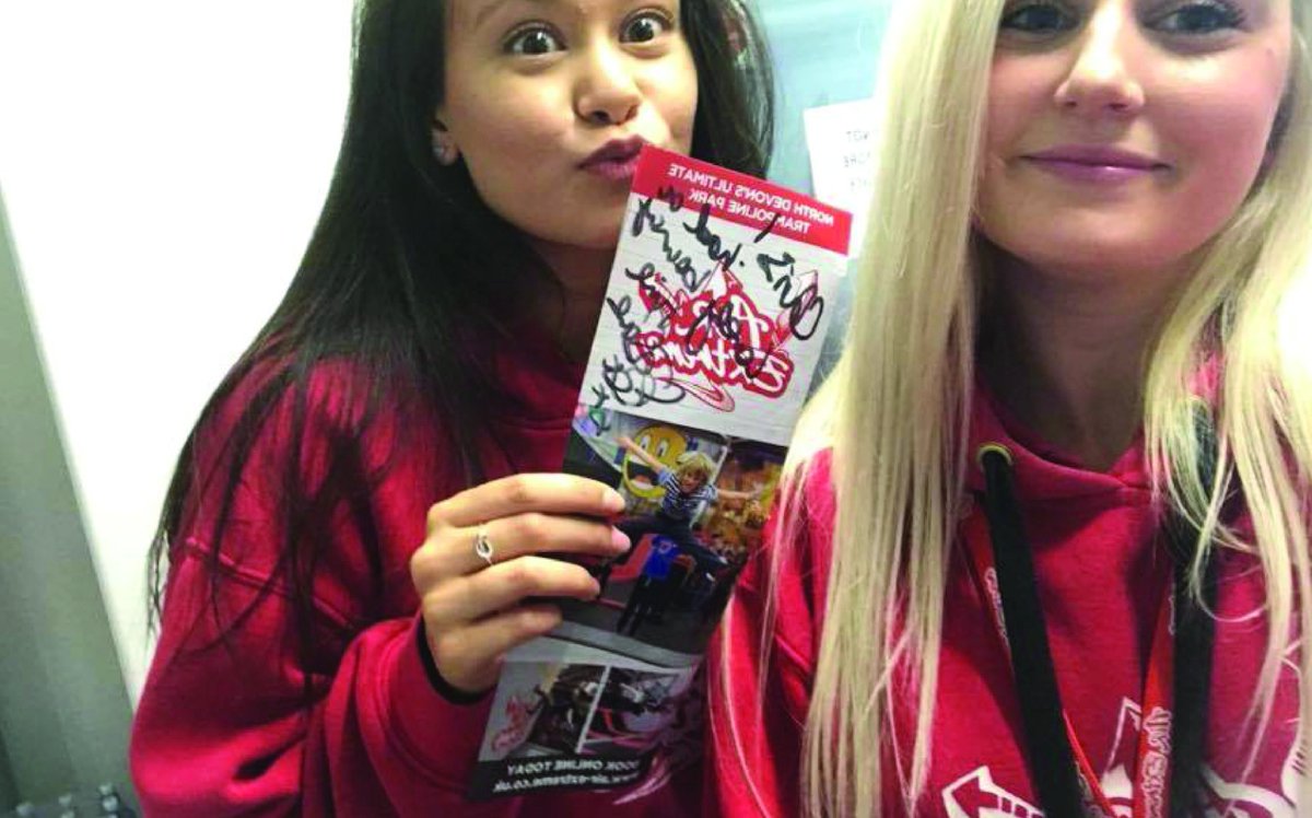 Our Crew are feeling a little bit starstruck today.  We had a celebrity visitor .... thank you <a href="/sarajcox/">sara cox💙</a> for visiting us today #extremeceleb