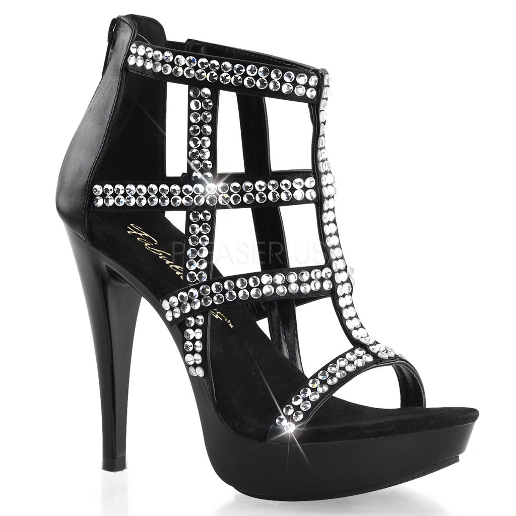 Crillers_Shoes's tweet photo. #Fabulicious #COCKTAIL572 #BlkPu - 5 inch Heel, 1 inch PF Rhinestone Embellished Cage Bootie Sandal

Buy Yours in - https://t.co/V579JIn89D https://t.co/SYSWu3HS23