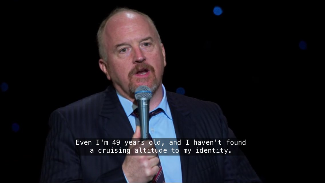 chrismcalister's tweet photo. Louis C. K. keeping it real about his identity
#SightShift https://t.co/kY53JHNQPF