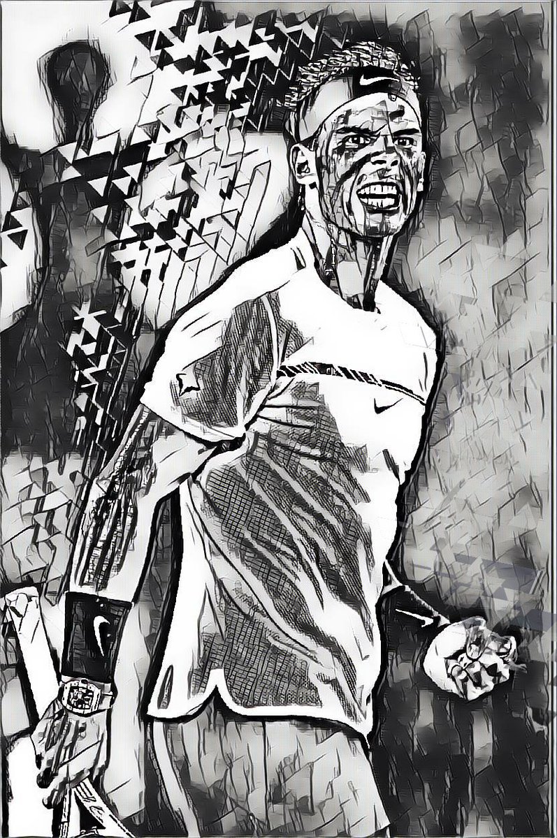 #RafaelNadal #RafaelNadalArt #VamosRafa #SportArt #TennisArt #TennisPlayer