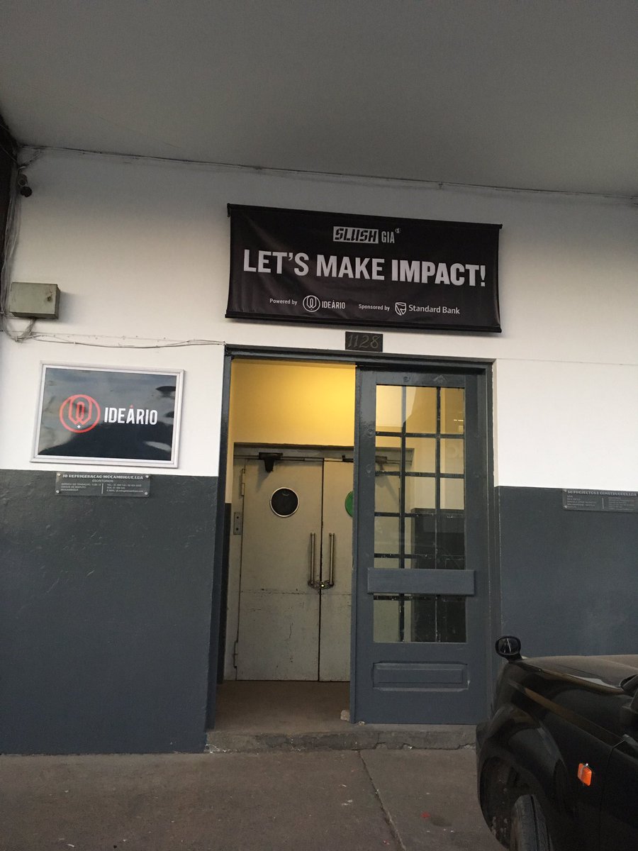 menamairosse's tweet photo. Mozambique's local event for this year's @SlushHQ #slush17 starts NOW! Powered by @ideariohub, sponsored by @StandardBankMZ! #letsmakeimpact https://t.co/Id9Qrbo2yK