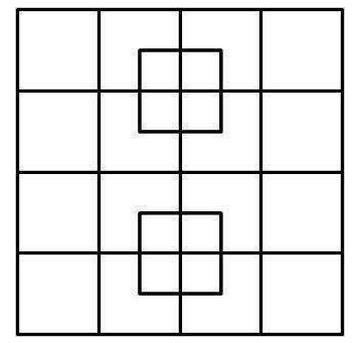 TableTalkMath's tweet photo. How many squares can you count?

This prompt from https://t.co/DZjnk83KSv had the kids and I talking for a while!
#tabletalkmath https://t.co/6pYuNYPg8n