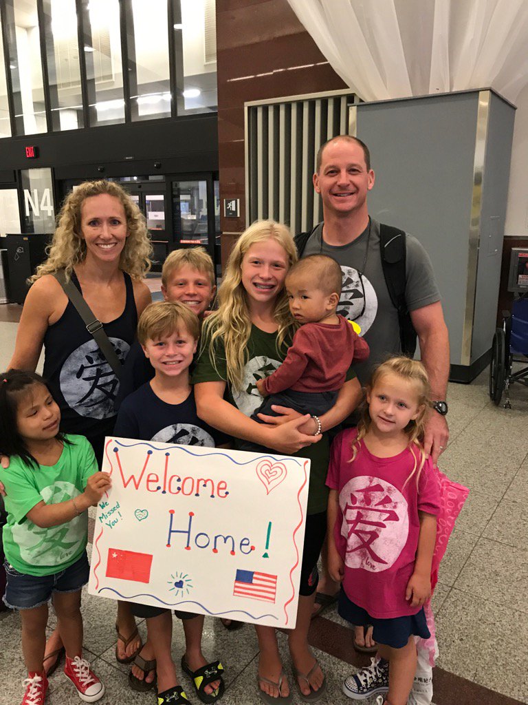 Made it home with Wells from China!  God is good!!