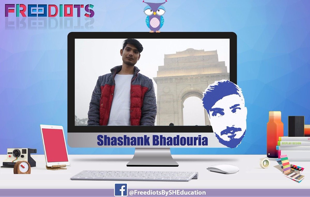 freediots's tweet photo. Here comes the 3rd member of @Freediots with artistic mind, @shashank_bhadouria.Pls welcome him &amp; show some love!!
#Freediots #Letsheducate https://t.co/ZHWvAxEuZh