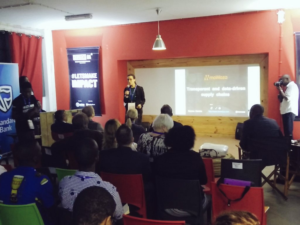 felin00b's tweet photo. Listening to #Mowoza present their amazing innovative solution to informal markets at #letsmakeimpact #slushgia #Mozambique https://t.co/EQ9n7UtFX2