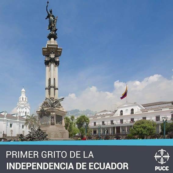 PUCE_Ecuador's tweet photo. Primer Grito de la Independencia de Ecuador
#SoyDeLaCato https://t.co/VeB7V1NxQI