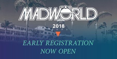 Early registration for #MadWorld2018 is now open! Learn how to save up to $900 on registration on the MadBlog: ow.ly/iSRG30eijAE