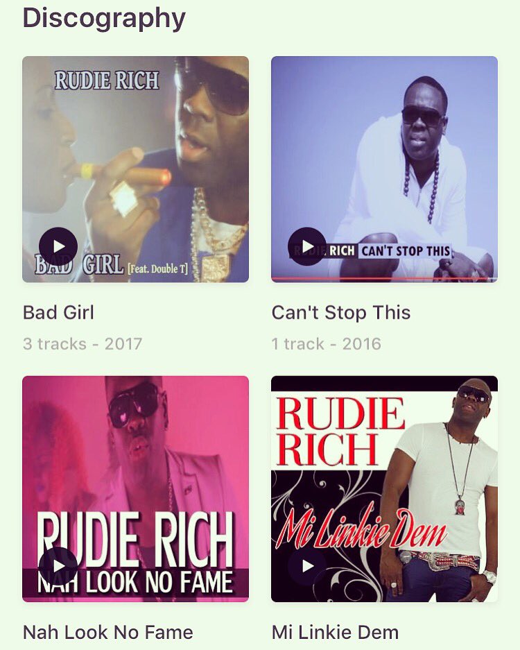 RUDIERICH's tweet photo. Find #rudierich #mysic on #deezer #dancehallstream https://t.co/PA0Elxxe0I