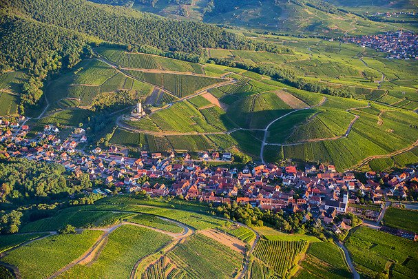 Good morning from Katzenthal, Alsace! #DrinkAlsace