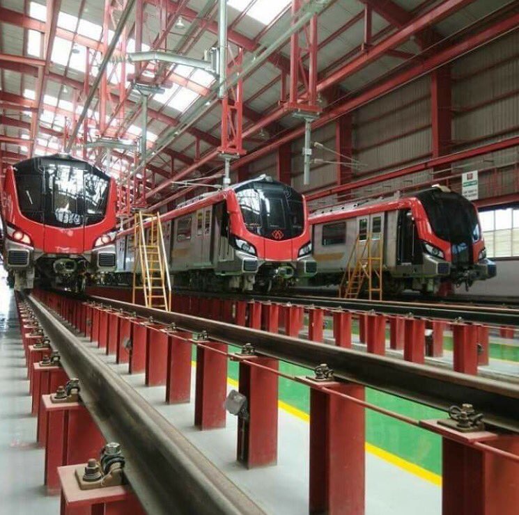 TickeyIndia's tweet photo. Lucknow Metro Rail; raring to go... @Lucknow_Metro 

#metro #publictransport #UttarPradesh #travel https://t.co/JTCJizFWQa
