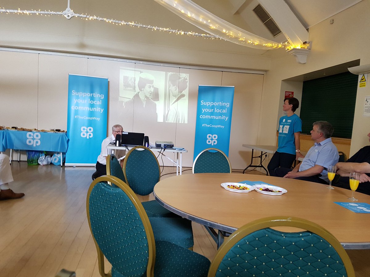 Presentation on our community at floral Hall. #Thecoopway