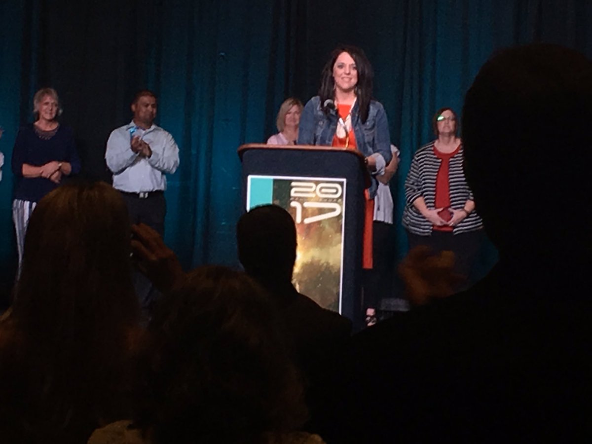 chrisnnorton's tweet photo. So very proud of @Alicialohberger named Region 16's Elementary Teacher of the Year! CanyonISD proud! @LakeviewLions  @CanyonISD #r16kickoff https://t.co/3Sl9wV7Tsv