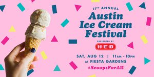 Get your fav #summer ice cream flavors this Saturday at the #ATX Ice Cream Festival! #ScoopsForAll ow.ly/m6CW30ehO1x