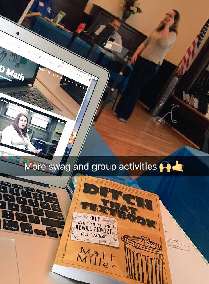 LadyMercer85's tweet image. The fun continues at #NTO for #usd! #learningandinnovation day with @anotherschwab and @SJellin. Awesome so far! #teamums #lifelonglearner 👏