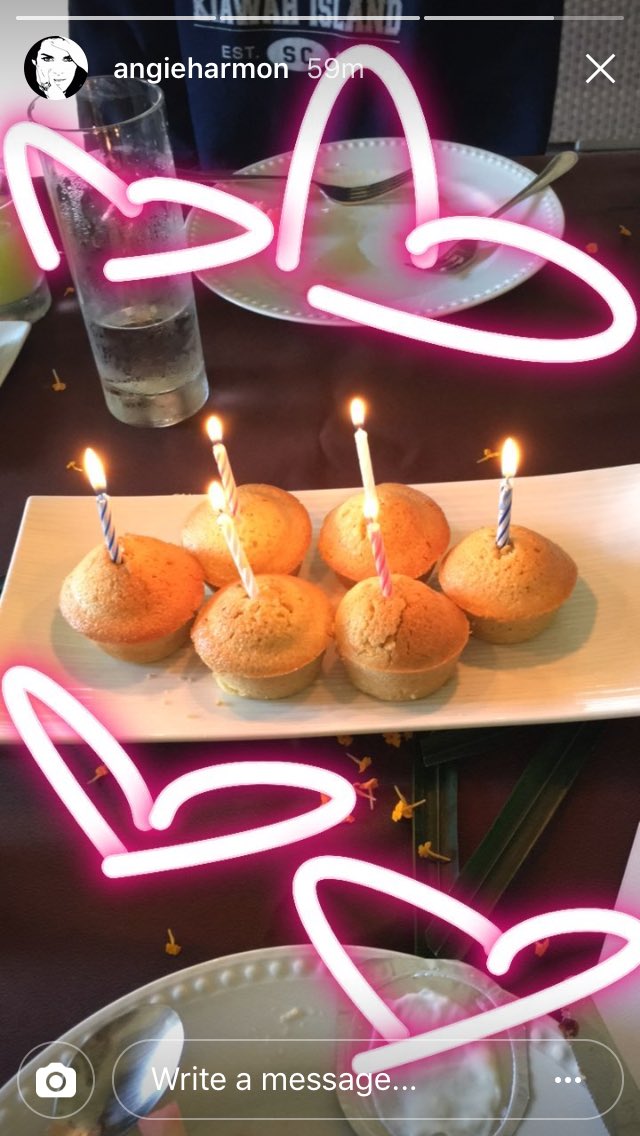 Happy birthday,     (via Angie\s Instagram story) 