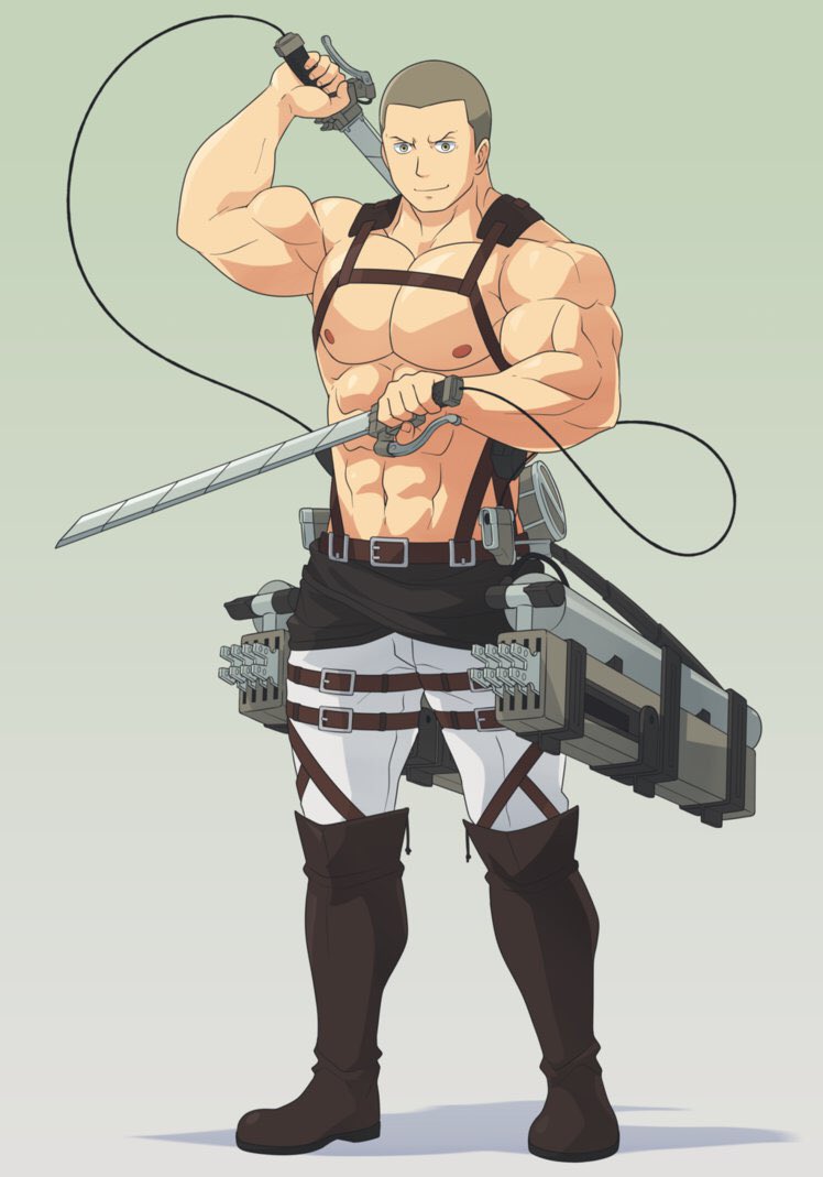 ConnieChicken's tweet image. "Took me a lot of work out with my babe @MikasaBaraGF to get this ripped. KFC for dinner tonight!"