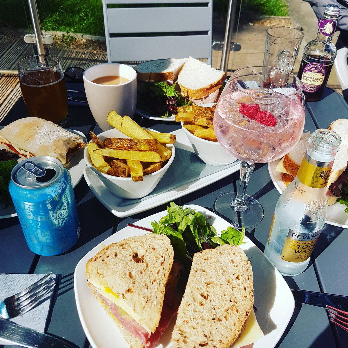 Lunch at <a href="/InfoSylvacafe/">Coffee house & bar ☕️🍽🍷award winning building</a>