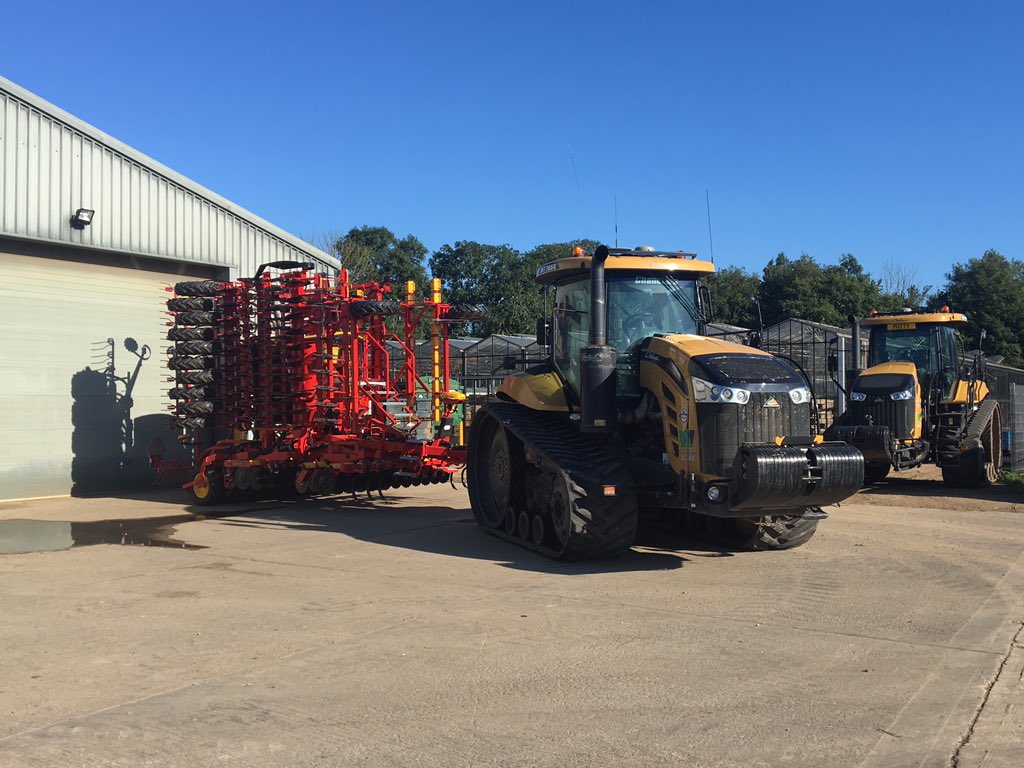 Still too wet on the land today so we went to collect the new drill ready for drilling #harvest18 crops #Farm24 <a href="/vaderstad/">Väderstad</a> <a href="/DoubledayGroup/">Doubleday Group</a>