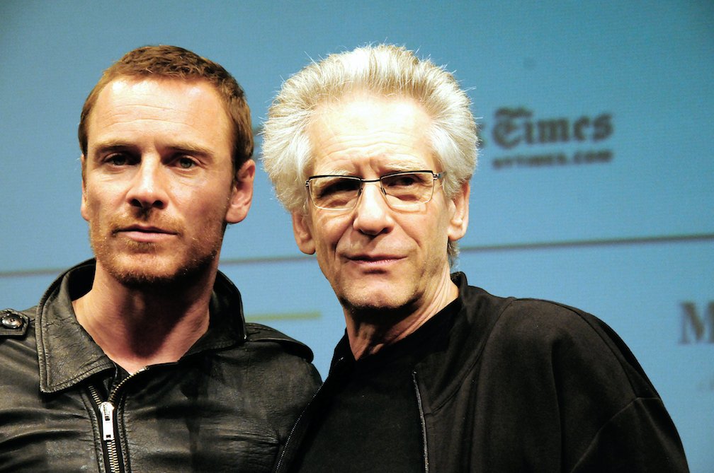 TheNYFF's tweet image. Michael Fassbender and David Cronenberg at the 49th #NYFF for A DANGEROUS METHOD. 49 days until the 55th #NYFF.