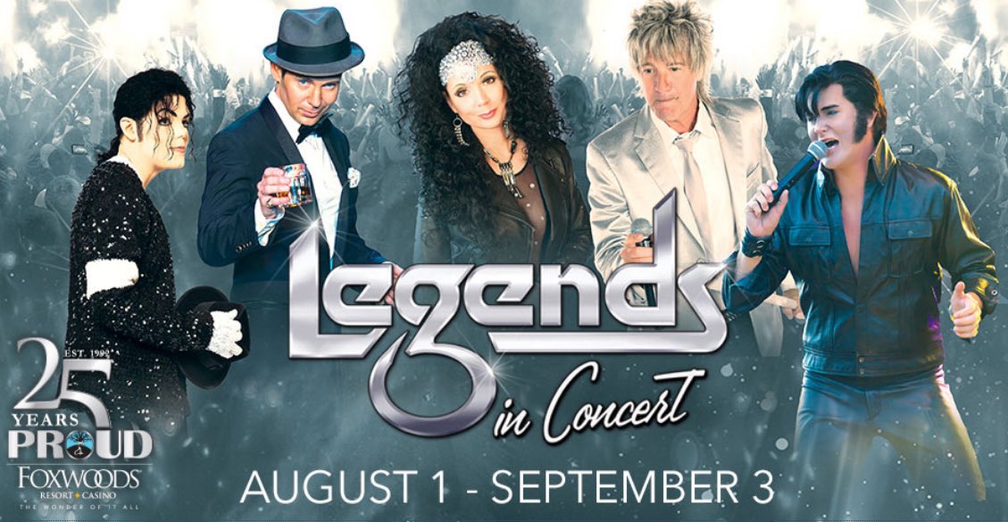 SteveKeyboards's tweet image. "Legends In Concert" show at the Foxwoods Casino in Connecticut Aug 1st - Sept 3rd