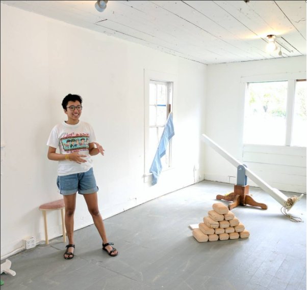 McClainGallery's tweet photo. Our very own #HeatherWright (intern extraordinaire) has completed her residency at @projectrowhouses! Summer Studios 2017 open 8/12. https://t.co/6qALqxgAuA