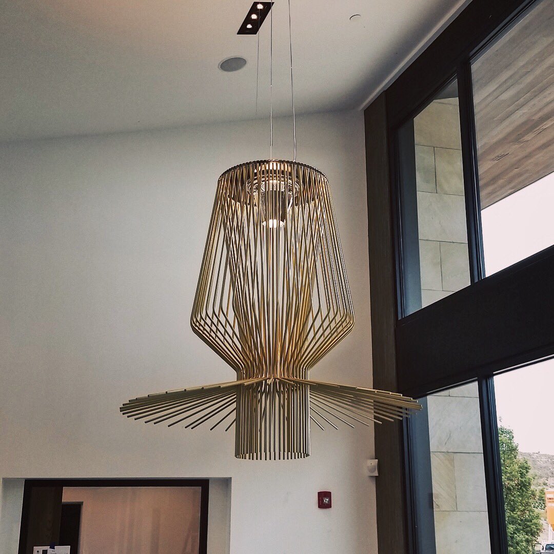 RowanElectric's tweet photo. Throughout the #Civita Rec Center are a number of interesting and unique #lighting fixtures. #jobsite #electrician  #sandiego #RowanElectric https://t.co/gSa6V5Gos2