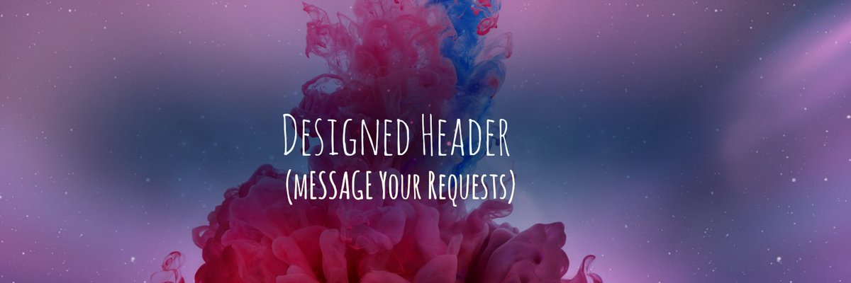Designed Header tweet media