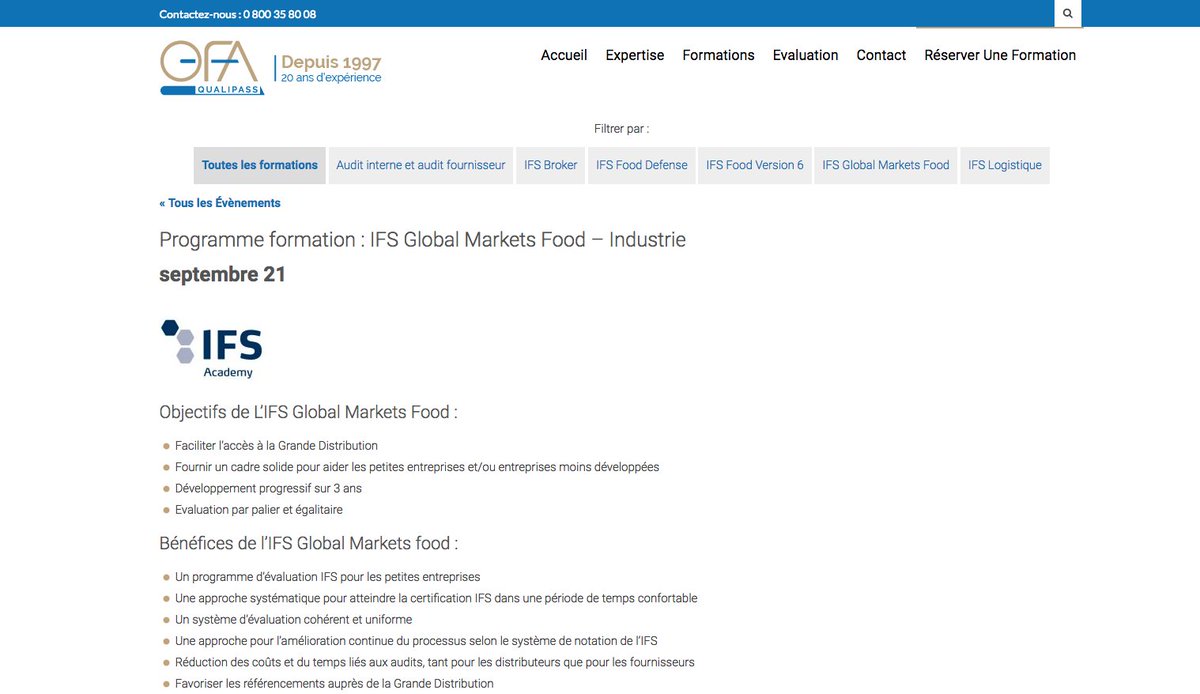 qualipass's tweet photo. Prochain rendez-vous de formation @qualipass #IFS Global #Markets #Food Industrie le 21 septembre à #Paris 
https://t.co/Q1WZI6Ve6O https://t.co/dEeAwGQFFM
