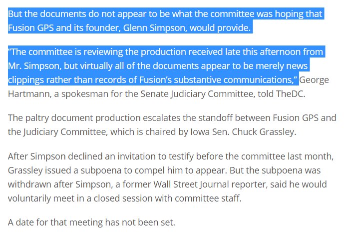 bocavista2016's tweet photo. OBSTRUCTION

Fushion GPS

They refuse to testify

They refuse to turn over docs

Now, they turn over bogus docs

#MAGA #Hannity #Outnumbered https://t.co/nFPaLOaI3w