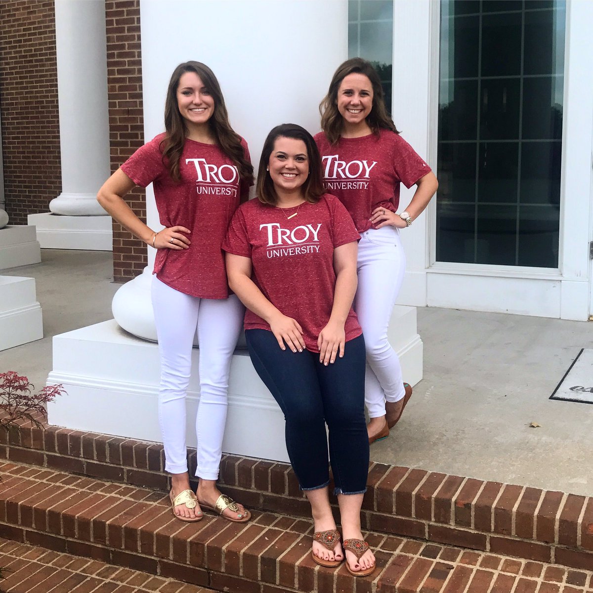 AOIITroy's tweet photo. The secret's out..... meet AOII's Educational Leadership Consultants for Troy University: Beth, Katie, and Courtney! ❤️ https://t.co/vdjdSKmR8E