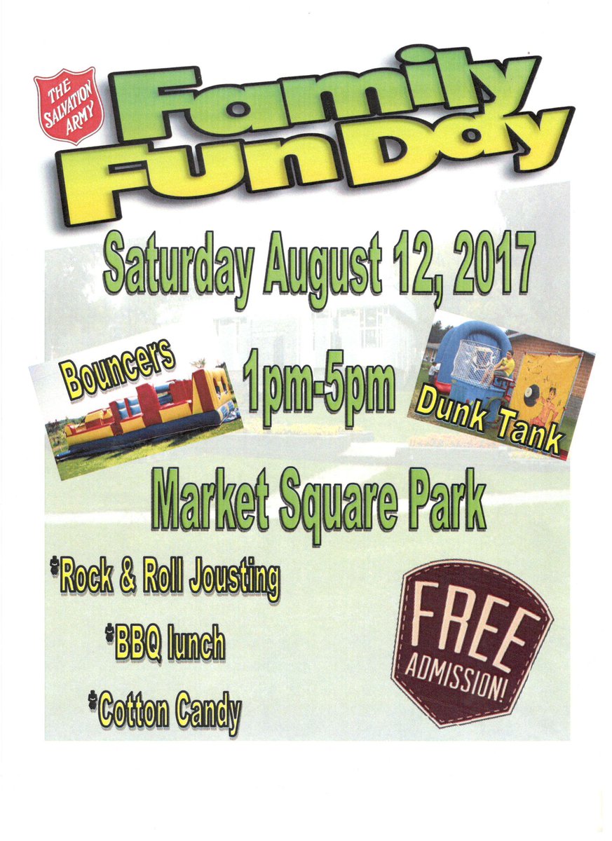 ParrySoundEvent's tweet image. Family Fun Day. Saturday August 12 at Market Square Park. For more #ParrySound events visit parrysoundlivemusic.com