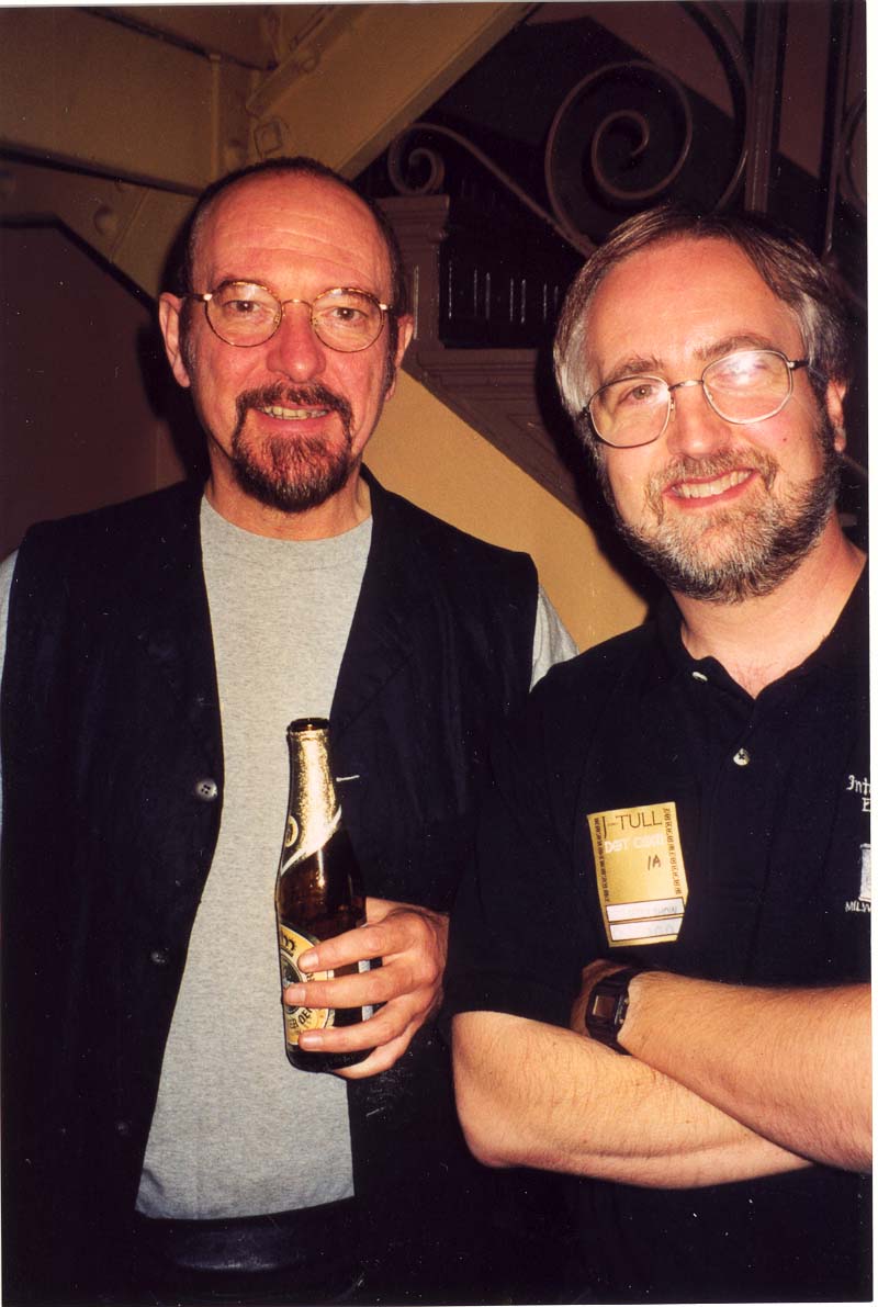 Happy 70th Birthday to IAN ANDERSON An inspiration and a friend (pic of us from 1999 Chicago). 