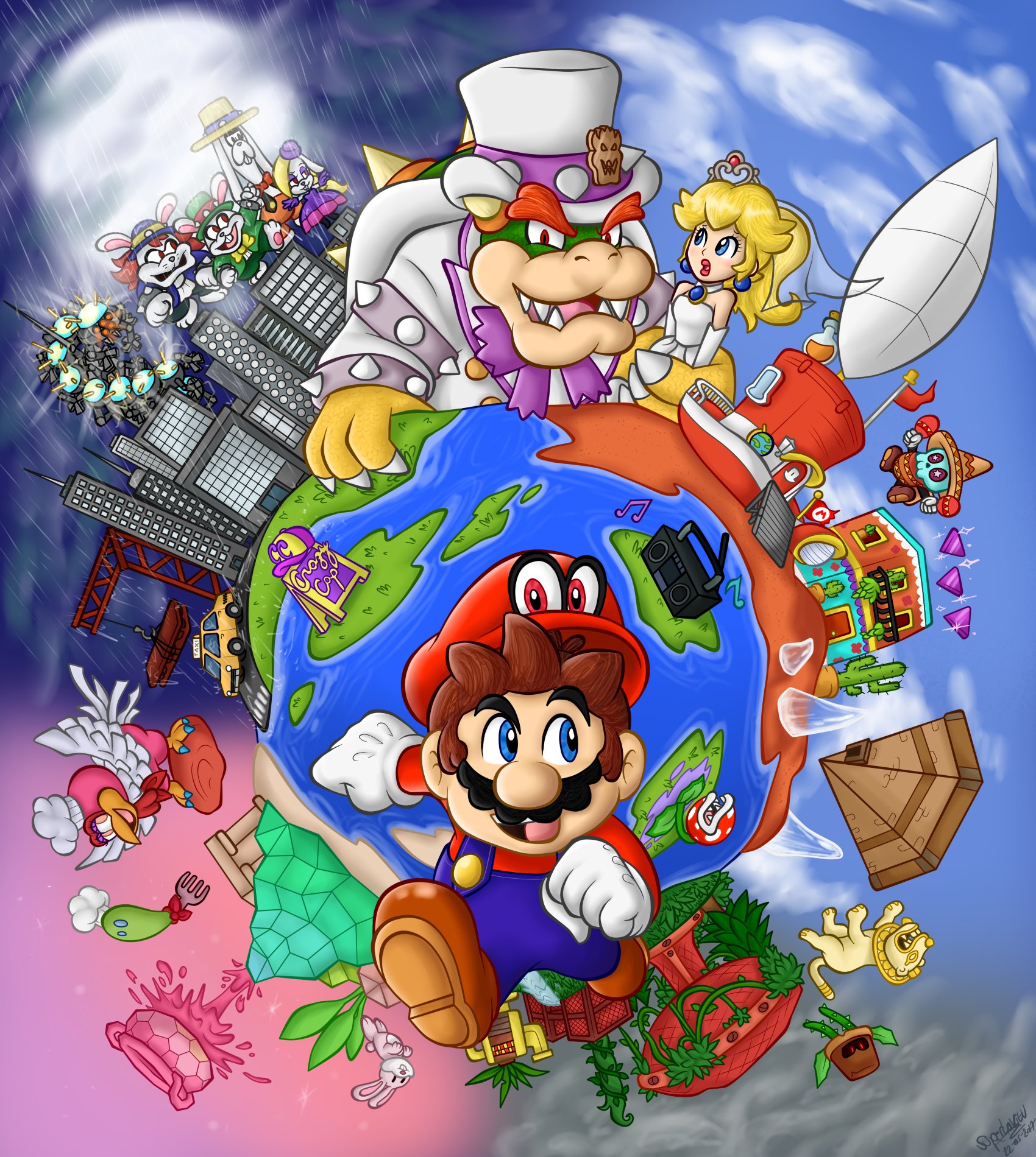 Super Mario Odyssey 2 Concept Art by SLIXTV on Newgrounds