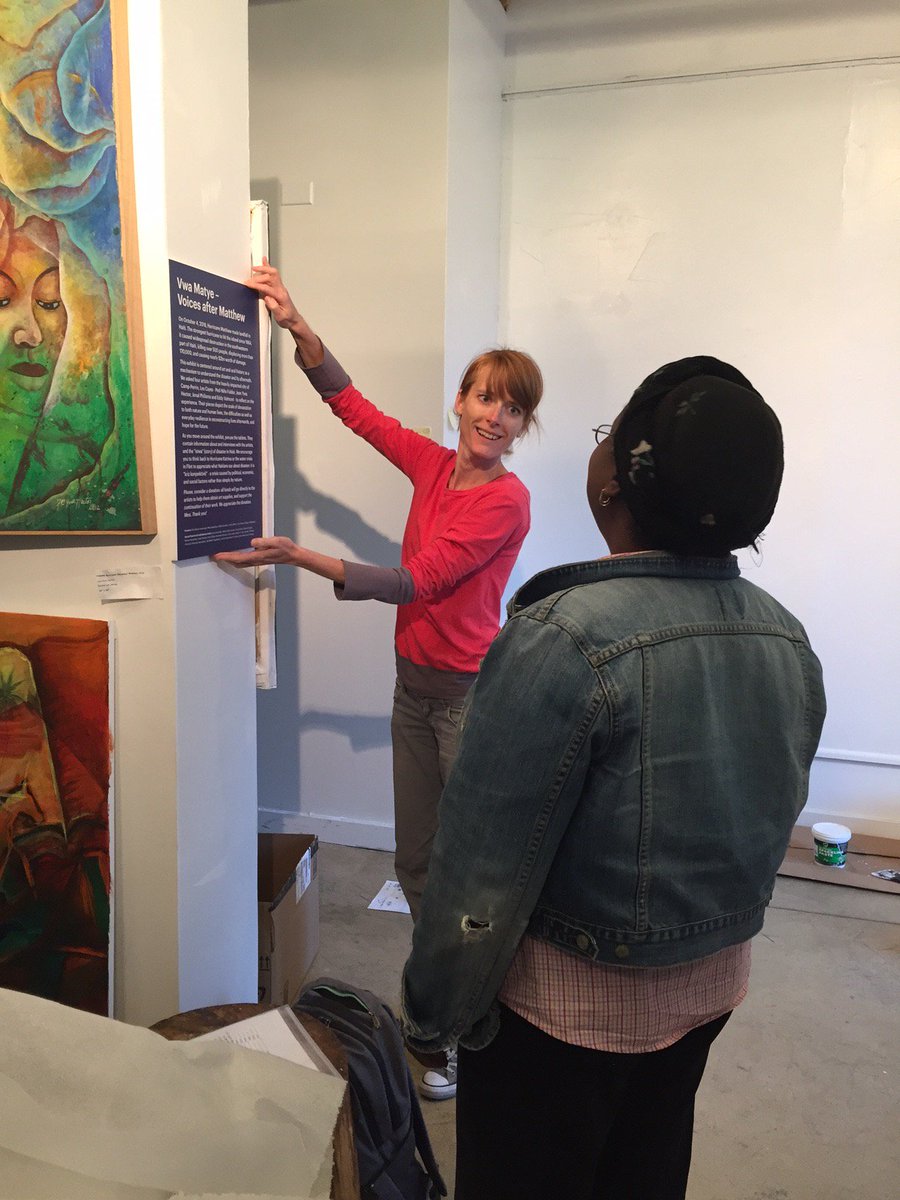 MakingHistWork's tweet image. @UChicagoHistory at work! Their "Voices after Matthew" exhibit opens tomorrow from 6-9pm at the Haitian American Museum #AHACareerDiversity