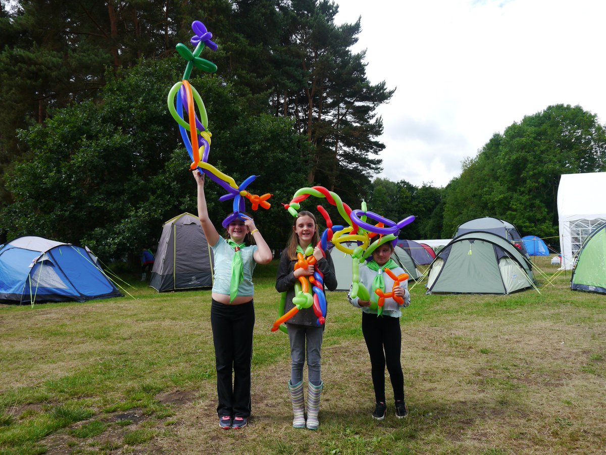 14BStEGuides's tweet photo. As well as all the adventurous activities there was plenty of time for some plain silliness!! #CTT2017 @Girlguiding @gguidinganglia https://t.co/BqditW0GC5