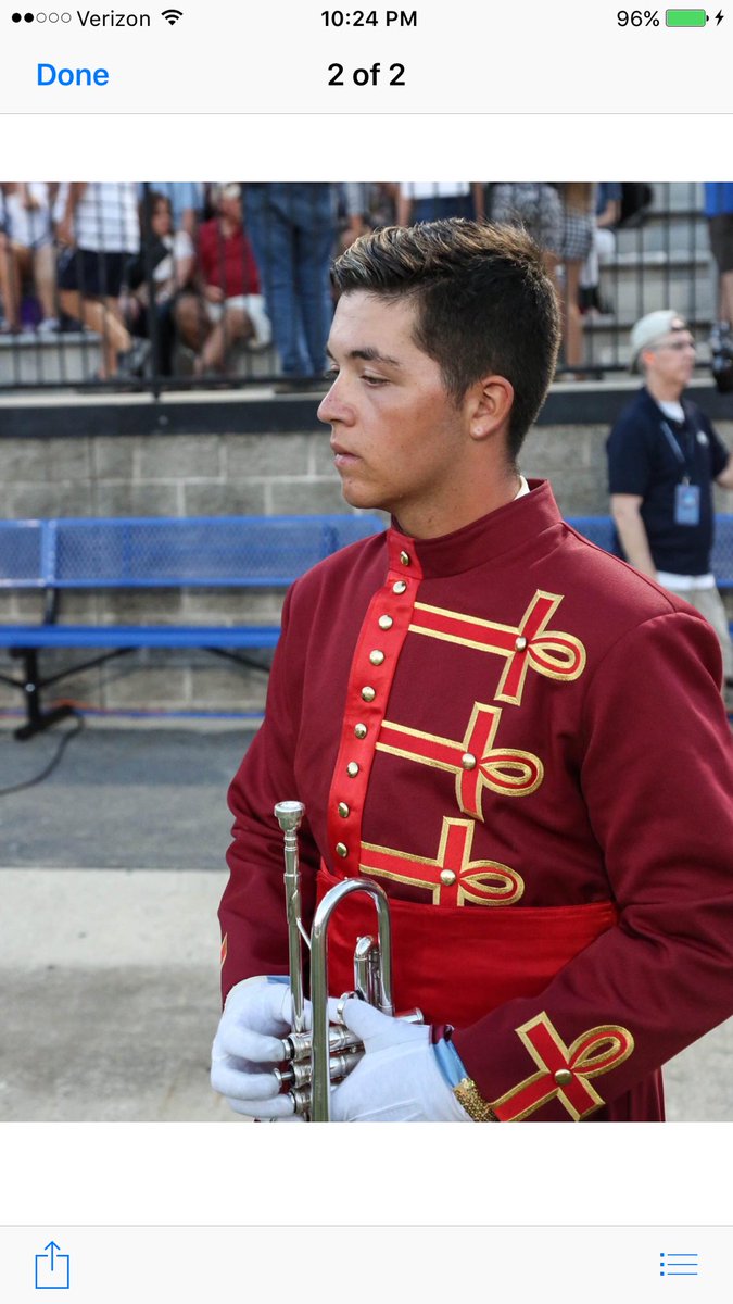 WiH2014inc's tweet photo. Very proud of this young man...my oldest son...Ian Maloney. Marching with The Cadets in the Drum and Bugle Corps International competition. https://t.co/eNM3wpoGRB