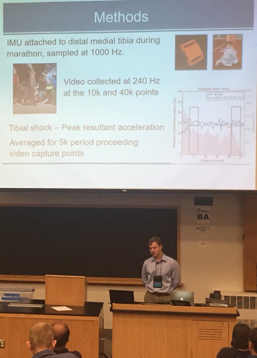 MattClarkeNZ's tweet image. Nice talk by Matt of @runsnrc measuring changes in mechanics across 37 runners in Boston Marathon 🏃@IreneSDavis @IMeasureU @AmSocBiomech