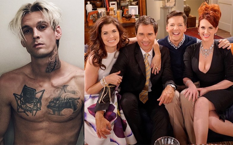 Image result for Aaron Carter Will & Grace