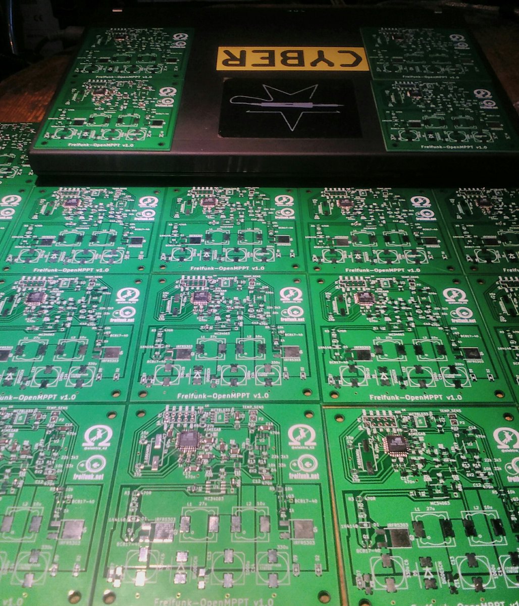 elektra_42's tweet photo. Handlöten ist wie Stricken :) #Freifunk #OpenMPPT https://t.co/Kaw5UUCFAb