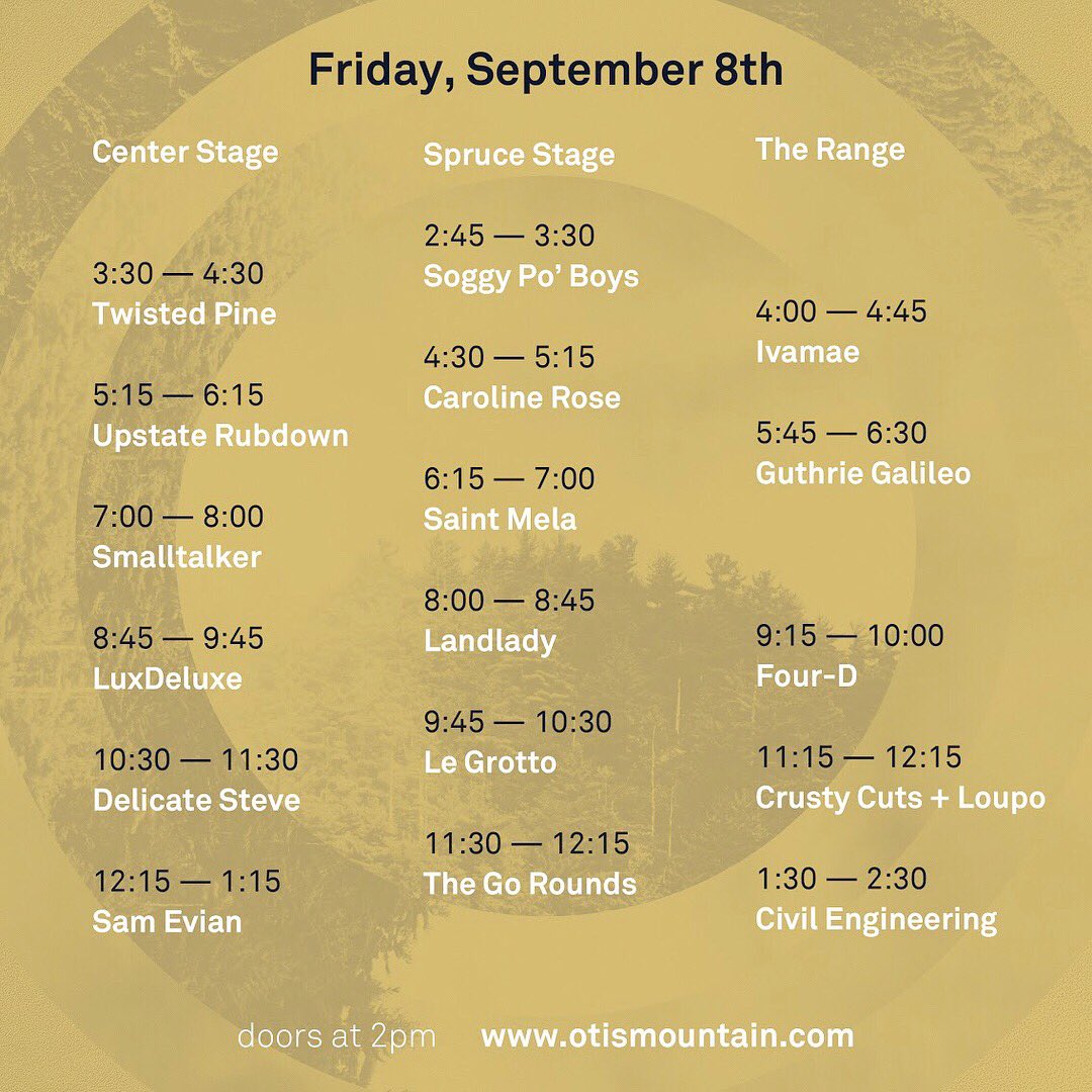@Otismtngetdown @Otismtngetdown schedule, baby!